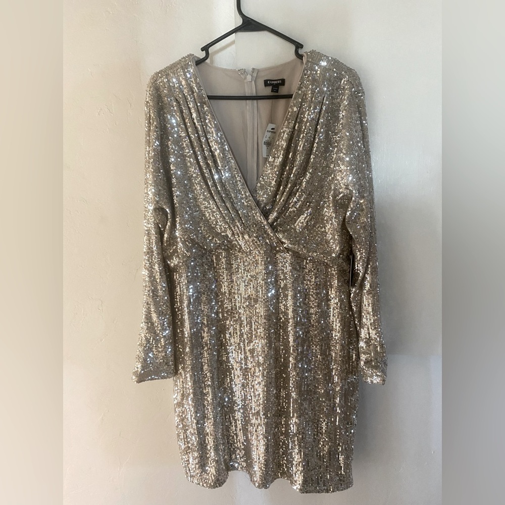 XL Express brand sequin dress